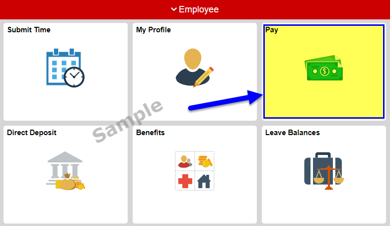 TILEs - employee home page - pay